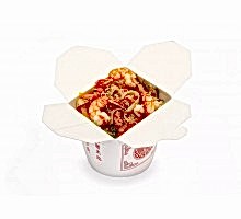 Wok c креветками